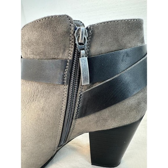 Limelight Jena Faux Suede Tan Ankle Booties, Gray. Size: 10 - Picture 12 of 16